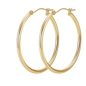 14K Gold Hoop Earrings for Women 14K Gold Earrings